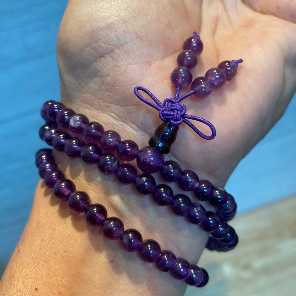 Pure Amethyst Sleep Mala